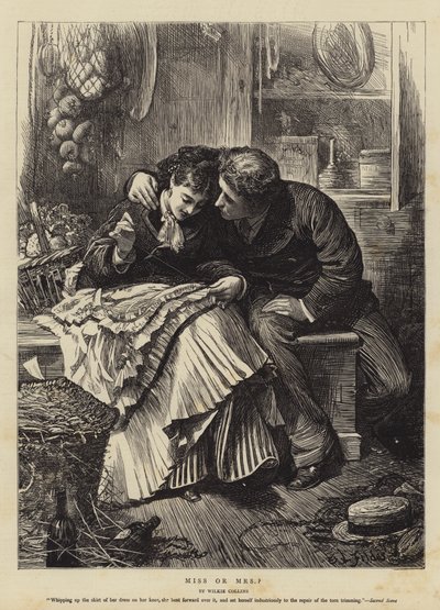 ミスまたはミセス 作： Samuel Luke Fildes